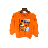 Baby Boy Orange Sweat T-Shirt