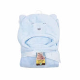 Blue Bear Hooded Blanket