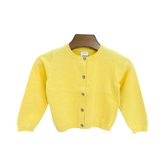 Front Open Yellow Sweater