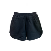Black Jersey Cotton Short
