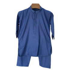 Blue Kurta Shalwar Set