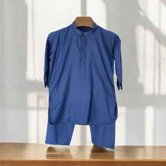 Blue Kurta Shalwar Set