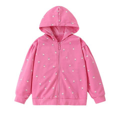 Baby Girl Pink Hooded Upper
