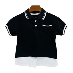 2PC Black Polo Set