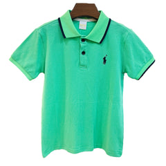 Baby Boy Green Polo T-Shirt