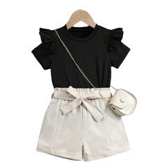 2PC Baby Girl Black Suit