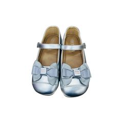 Silver Bow Pumps
