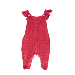 Baby Girl Open Feet Jump suit