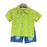 2PC Green Bear Suit