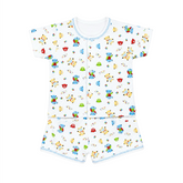 Premium Cotton Newborn Short Set – Soft & Breathable Baby Suit