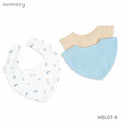 3PK Triangular Bib Set