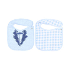 2PK Blue Bib Set