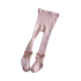 Pink Bow Woollen Leggings