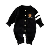 Black Woollen Romper