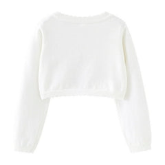 Baby Girl White Shrug