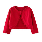 Baby Girl Red Shrug