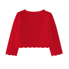 Baby Girl Red Shrug