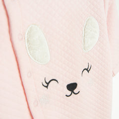 Pink Kitty Woollen Romper