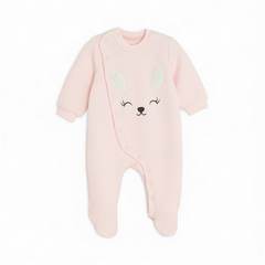 Pink Kitty Woollen Romper