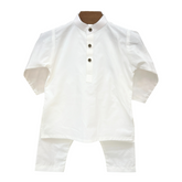 White Kurta Shalwar Set