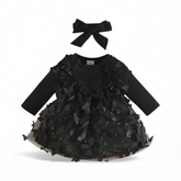Black Velvet Butterfly Frock