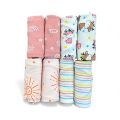 8PC Face Towel Set