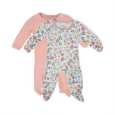 2PC Floral Romper Set