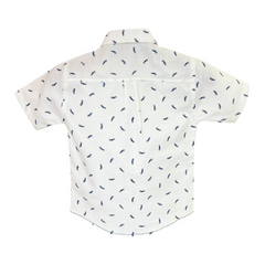 White Half Sleeves Shirt