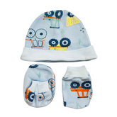 3PC Baby Set- Cap, Mittens & Booties Set