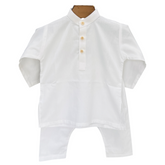 White Kurta Shalwar Set