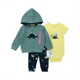 3PC Dino Hooded Suit