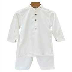 White kurta Shalwar Set