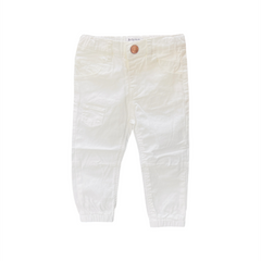 White Jogger Pant