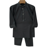 Black Embroidered Kurta Shalwar