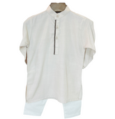 Beige Kurta Shalwar Set
