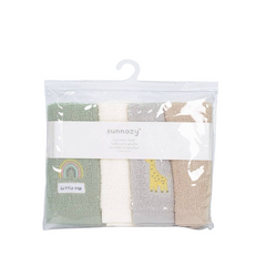 4PK Face Towel Set