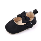 Black Bow Pre Walker Pumps