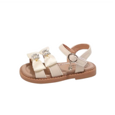 Off White Bow Sandal