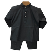 Black Kurta Shalwar Set