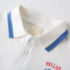 Baby Boy Cotton Dino Polo T-Shirt
