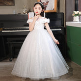 Golden Sequence Party Wear Frock