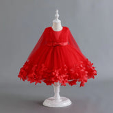 Baby Girl Cloak Sleeveless Shroud Princess Frock