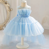 Blue Tail Party Wear Frock