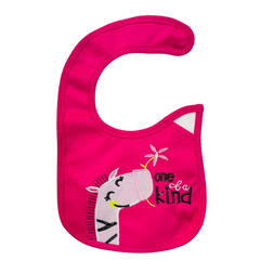Pink Zebra Bib