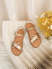 Little Princess Baby Girl Golden Sandals