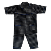 Black Cotton Night Suit