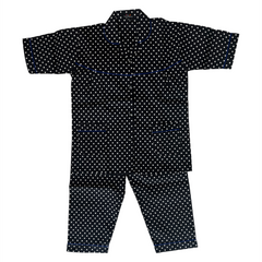 Black Cotton Night Suit