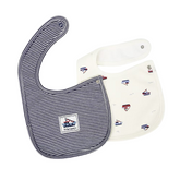 2PC little Captain Bib Set
