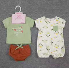 Baby Girl 3 Piece Summer Outfit