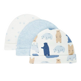 3PK Soft Touch Cap Set